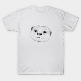 Asian Small Clawed Otter Face T-Shirt